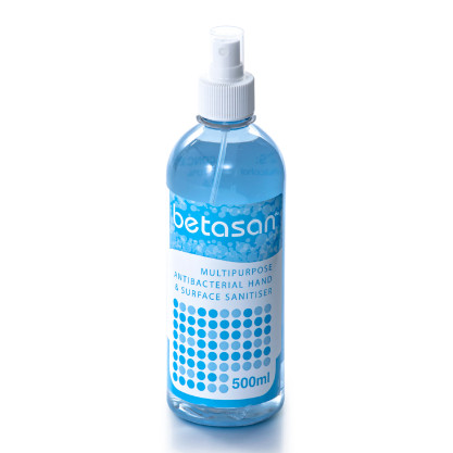 BPR-LIQ-006 - BETASAN LIQUID SANITISER - 500ml x 9